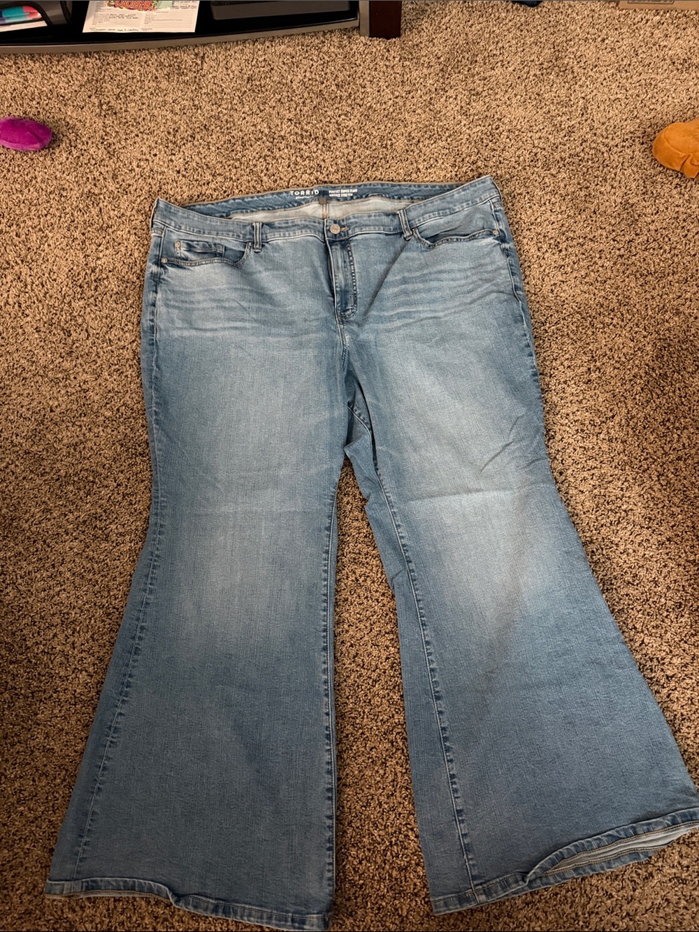 torrid Light Blue Flare Jeans